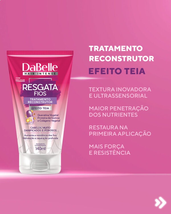 DaBelle Tratamento Reconstrutor Efeito Teia - Resgata Fios - Image 2