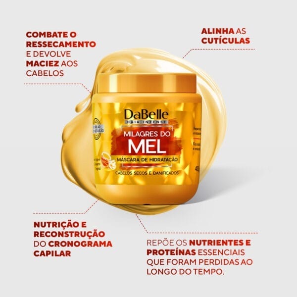 DaBelle Máscara 400g - Milagres do Mel - Image 2